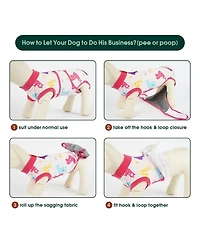 Post-Surgery Recovery Bodysuit Onesie for Dogs, Cone Alternative for Wound and Incision Protection