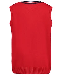 Tommy Hilfiger Boys' 8-20 Cable V-Neck Sweater Vest, Created for Macy's