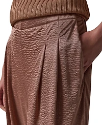 Donna Karan New York Women's Wide Leg Crinkle Pant