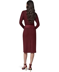 Donna Karan New York Women's High-Waisted Midi Wrap Skirt