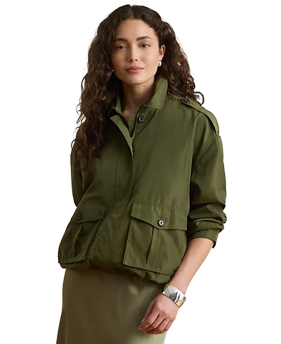 Lauren Ralph Women's Full-Zip Windbreaker Jacket