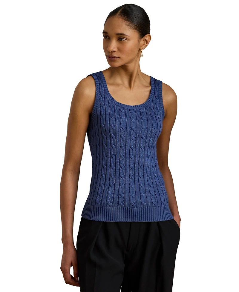 Lauren Ralph Women's Slim-Fit Sleeveless Sweater