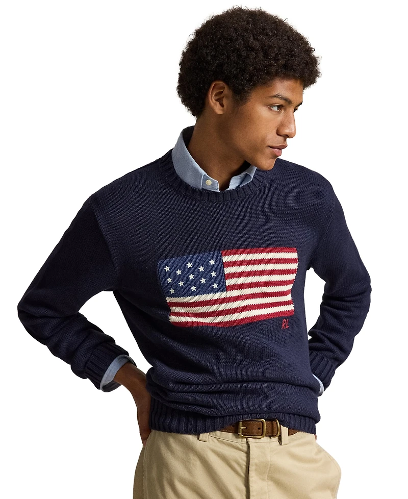 Polo Ralph Lauren Unisex The Iconic Flag Sweater