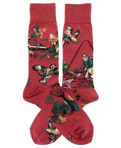 Polo Ralph Lauren Men's Sportsman Outing Slack Novelty Crew Socks