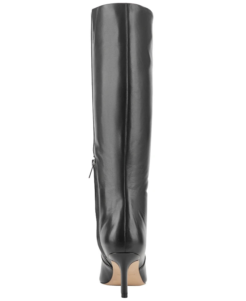 Marc Fisher Ltd Women's Callena Suede Pointed Toe Stiletto Tall Boots