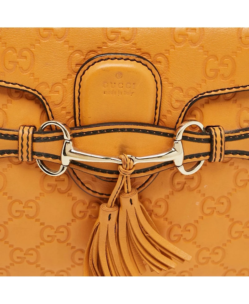 Pre-Owned Gucci Women's Small Emily Guccissima Leather Chain Shoulder Bag