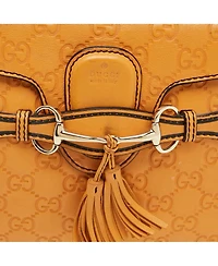 Pre-Owned Gucci Women's Small Emily Guccissima Leather Chain Shoulder Bag