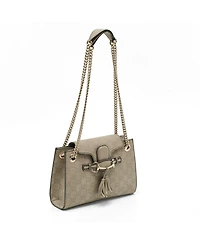 Pre-Owned Gucci Women's Emily Guccissima Leather Chain Shoulder Bag