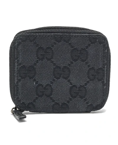 Pre-Owned Gucci women's Bree Gg Canvas and Leather Crossbody Bag