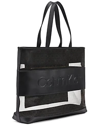 Calvin Klein Aurelia Signature Mesh Large Tote Handbag