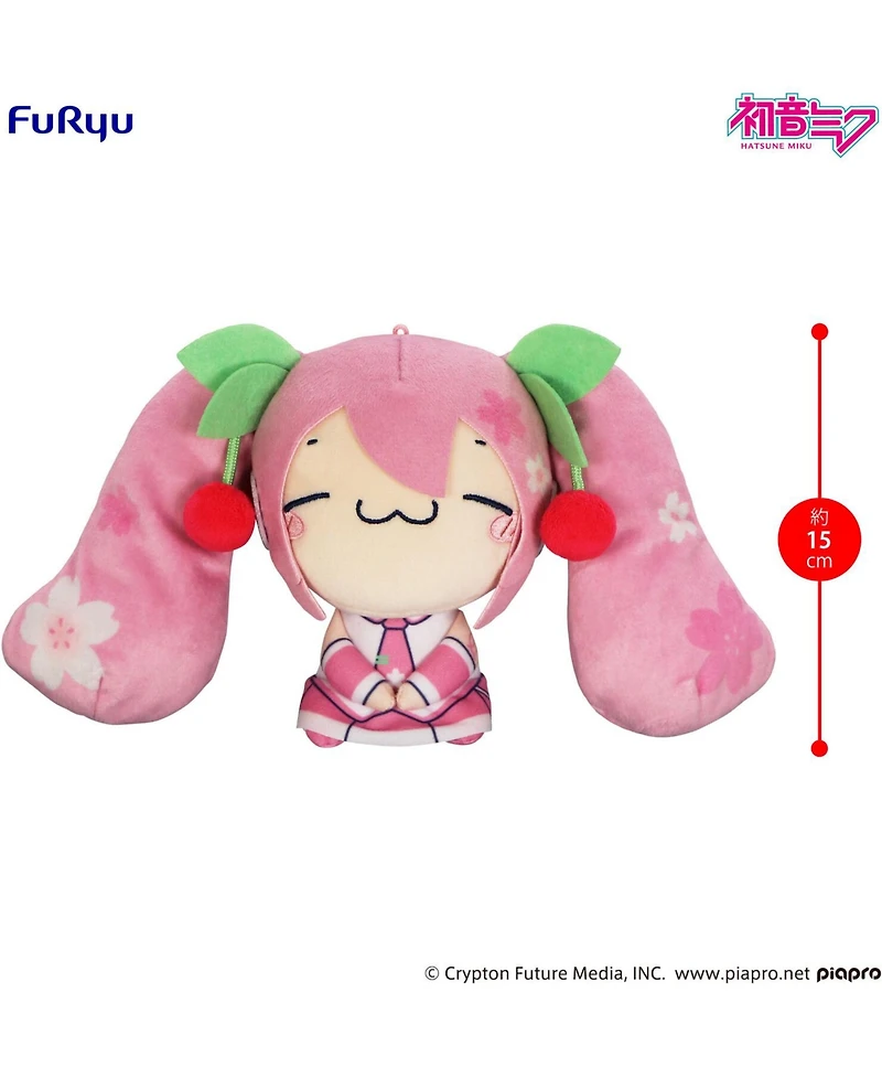 Furyu Hatsune Miku Mochipico Sakura Miku Ver B 8" Plush