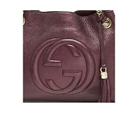 Pre-Owned Gucci Bamboo Shopper Leather Tote