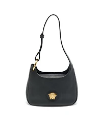 Pre-Owned Versace La Women's Medusa Mini Leather Hobo Bag
