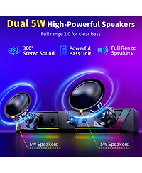 Lofree 2-in-1 Gaming Rgb Computer Speaker