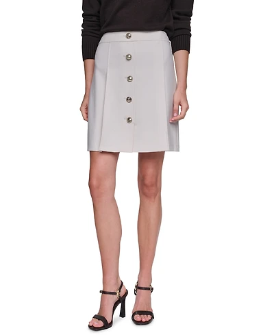 Karl Lagerfeld Paris Women's Mini Pleated Skirt