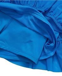 Lands' End Girls Tiered Mesh Skort