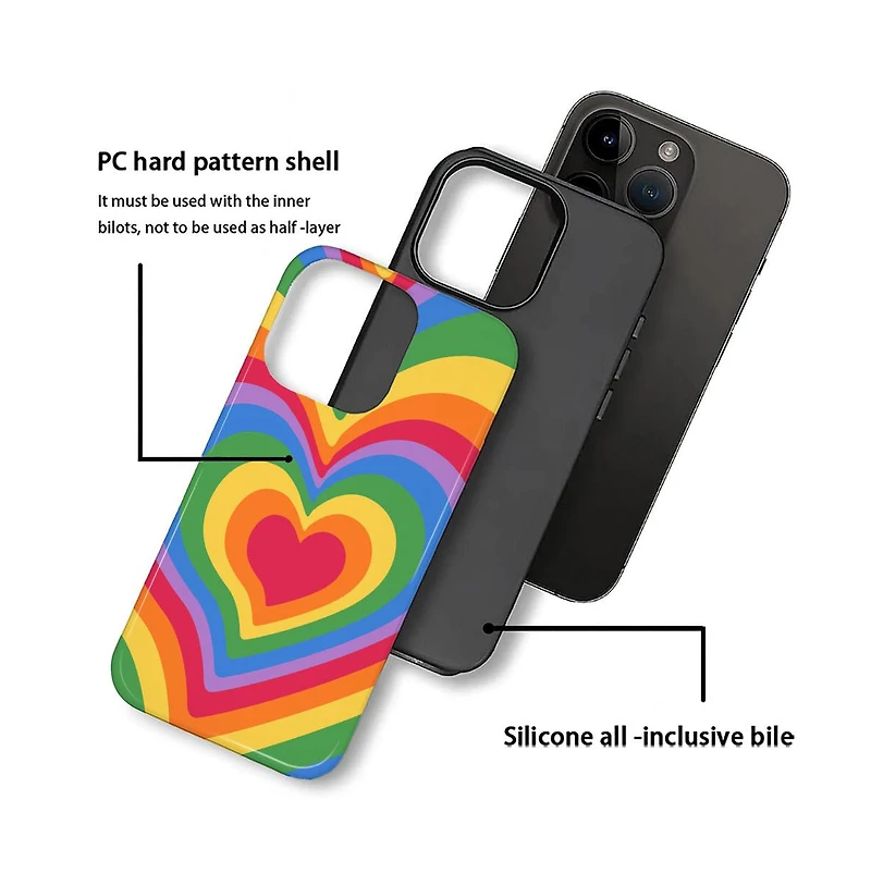 Lisen 2-Layer Phone Case for Apple iPhone 17 Pro