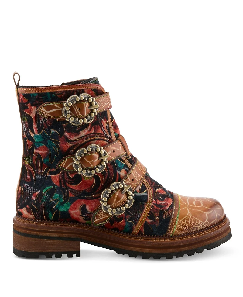 L`Artiste Women's Thisway Boots with Adjustable Buckle Straps