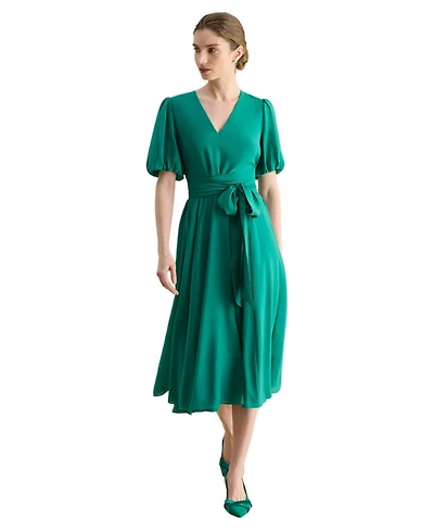 Hobbs London Women's Dannie Cinched-Waist Collard Shirt