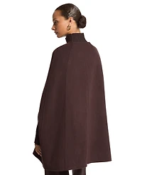 Michael Kors Women's Turn Lock Wool-Blend Cape