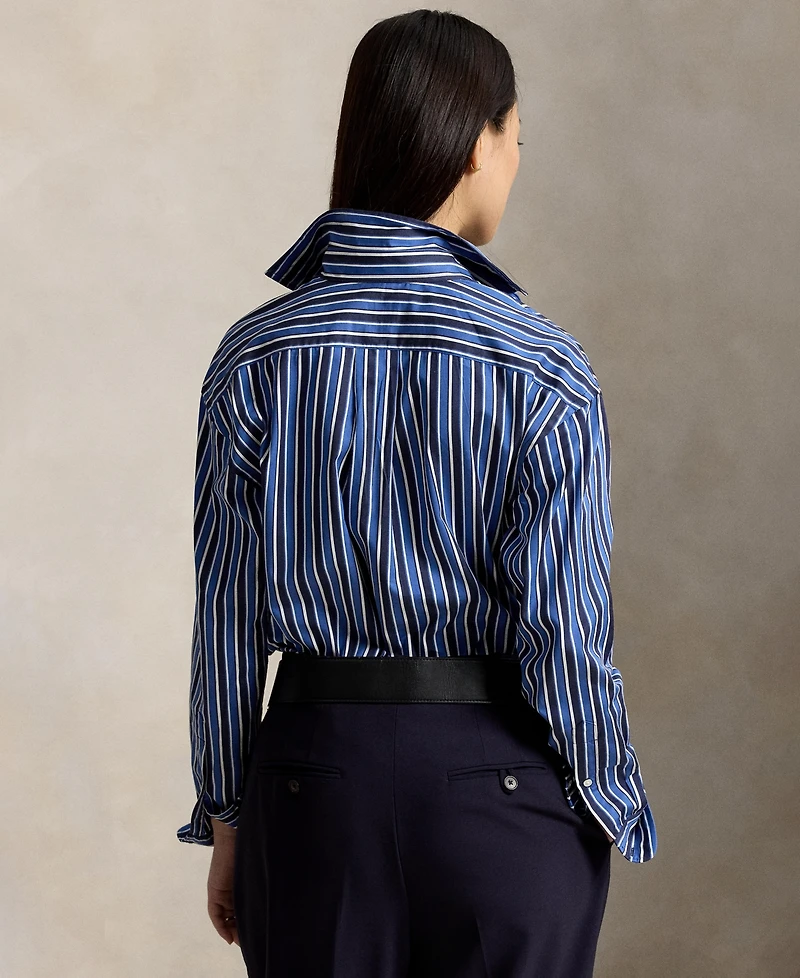 Polo Ralph Lauren Women's Relaxed-Fit Striped Cotton Shirt