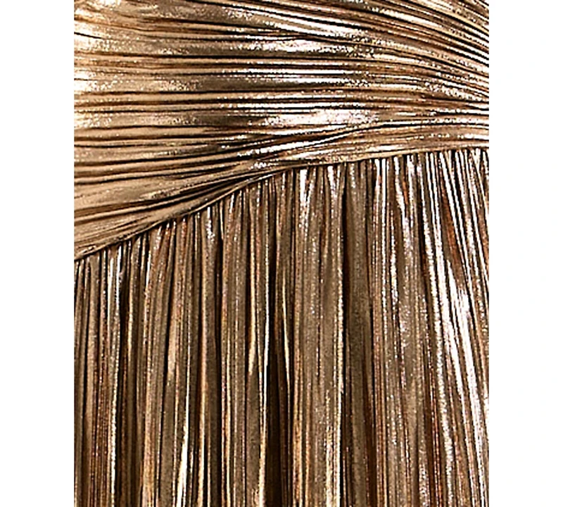 Seni & Cade Women's Sweetheart Metallic Ruched Gown