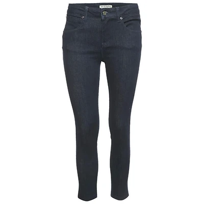 Pre-Owned Burberry Women's Cannington Mid-Rise Skinny Dark-Rinse Jeans
