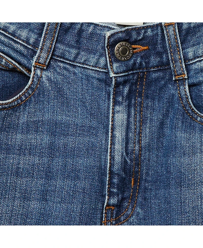 Pre-Owned Stella Mccartney Women's Denim Logo Tape Detail Skinny Jeans