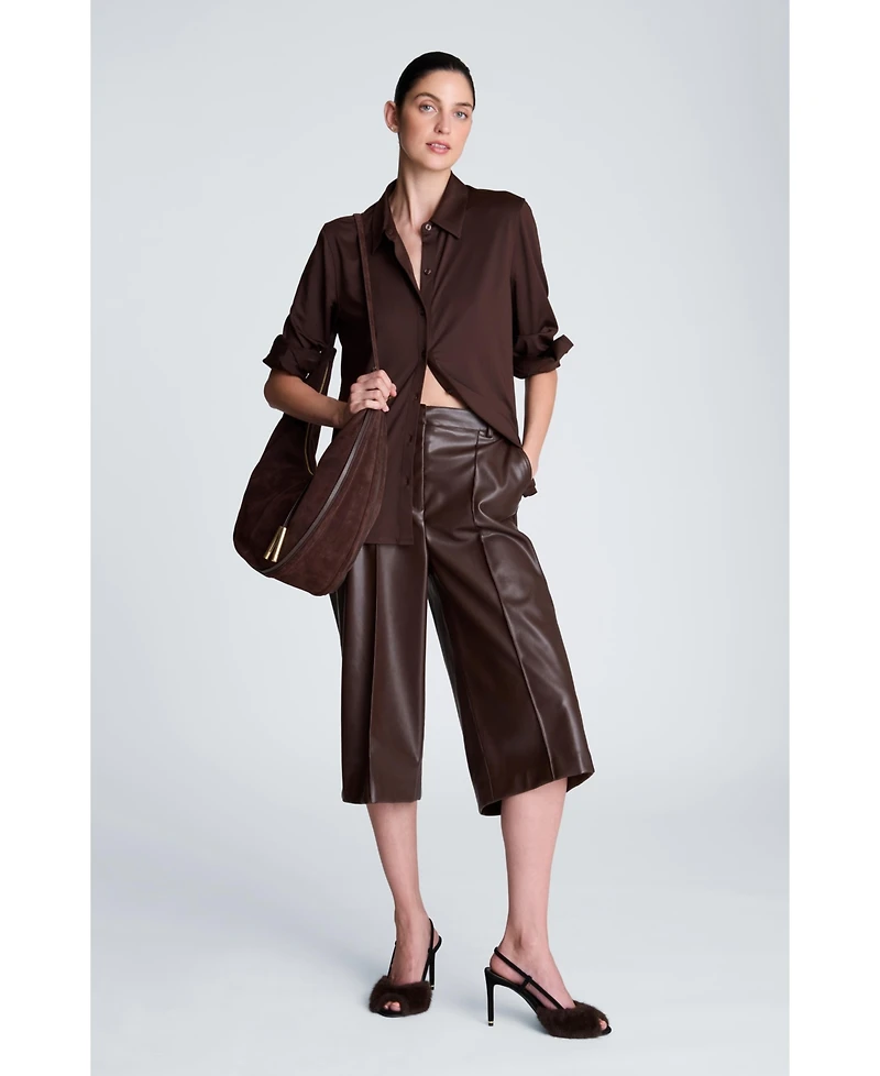 Kenneth Cole Highline Leather Extra-Large Banana Hobo Handbag