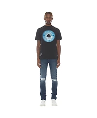 Hvman Chosen To Prevail x Cult Men's Strat Super Skinny Fit Ripped Jeans