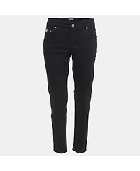 Pre-Owned Versace Women's Mid-Rise Straight-Leg Jeans