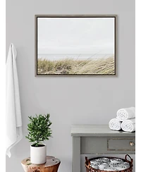 Kate and Laurel Sylvie East Beach Framed Canvas by Amy Peterson Art Studio