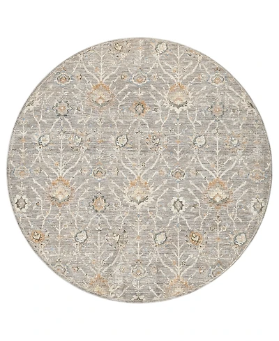 Lr Home Garza Vio- 6'6" x 6'6" Round Area Rug