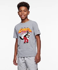 Champion Big Boys and Girls Heather Gray Kansas City Chiefs Disney X T-Shirt
