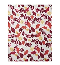 Kate Aurora Living Ultra Soft & Plush Fall Autumn Leaves Hypoallergenic Fleece Throw Blanket Cover
