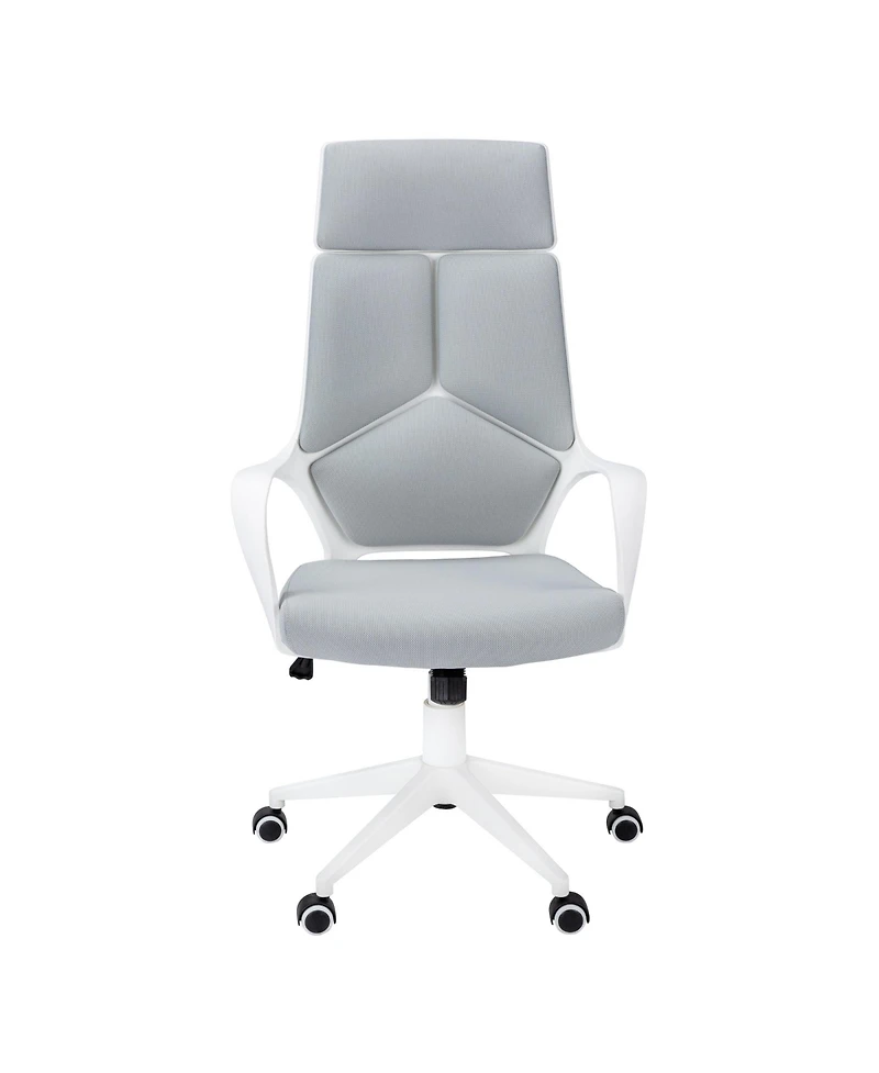 Flynama Mesh Metal High Back Office Chair,Contemporary Swivel Chair