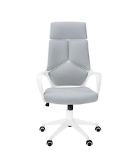 Flynama Mesh Metal High Back Office Chair,Contemporary Swivel Chair