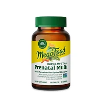 MegaFood Baby and Me 2 Prenatal Multi Minis Prenatal Vitamins for Women with Choline and Methylated Folate 180 Ct