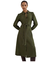 Phase Eight Women's Avenly Long Sleeve Belted Midi Shirt Dress