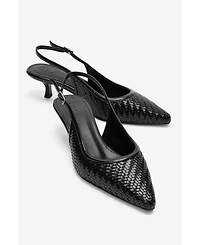 Prologue Shoes Women's Fendrix Kitten Heel Slingback Pump
