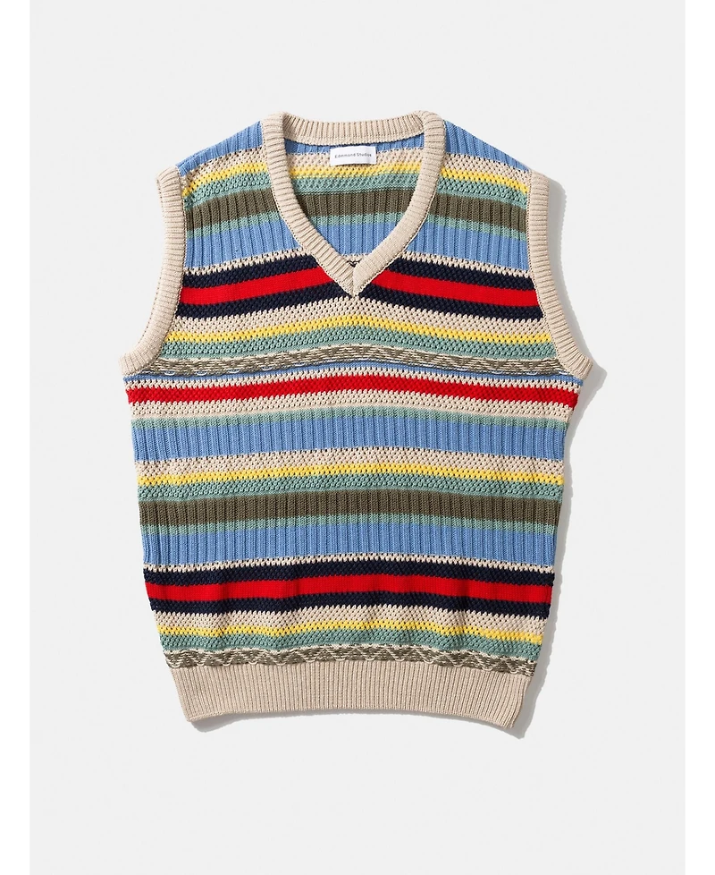 Edmmond Studios Men's Knit V-Neck Vest