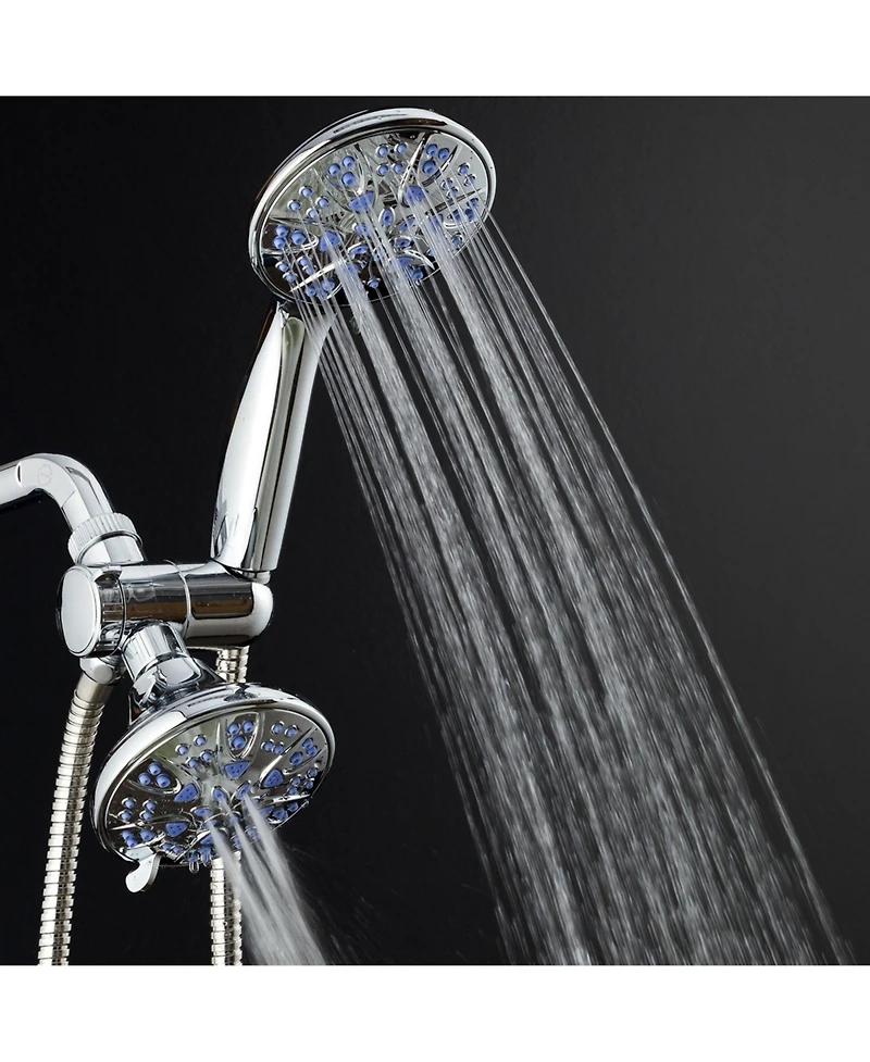 Cyqbd 4" Showerbo 30-Setting Chrome Jets 2.5 Gpm