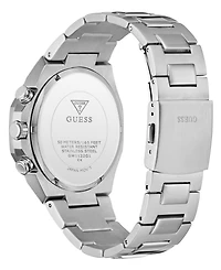 Guess Men's Quartz Silver-Tone Stainless Steel Watch 42mm