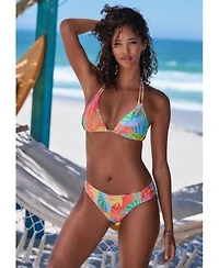Lascana Womens Tropical Print Bikini Top Matching Bottoms