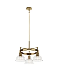 Kichler Eastmont 23 1/4" Wide 3-Light Clear Glass Downlight Chandelier