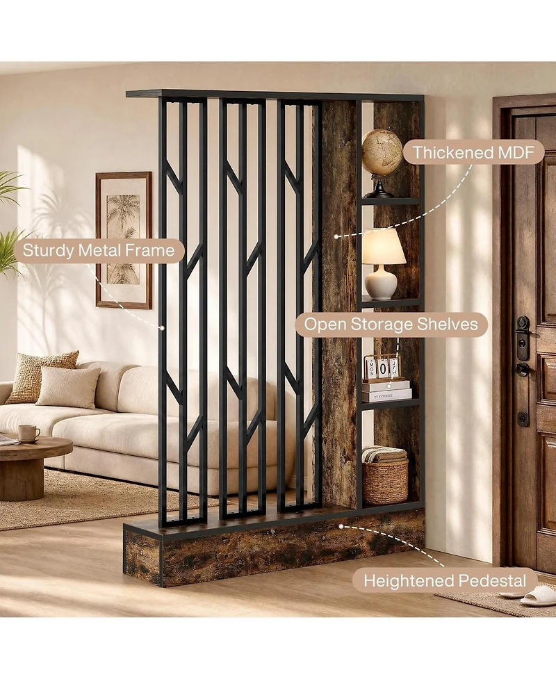 Tribesigns Room Divider,Freestanding Partition for Bedroom Dressing Area Home Office