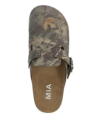 Mia Women's Qwest Round Toe Slip-On Mules