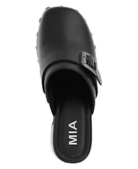 Mia Women's Larina Studded Platform Clogs