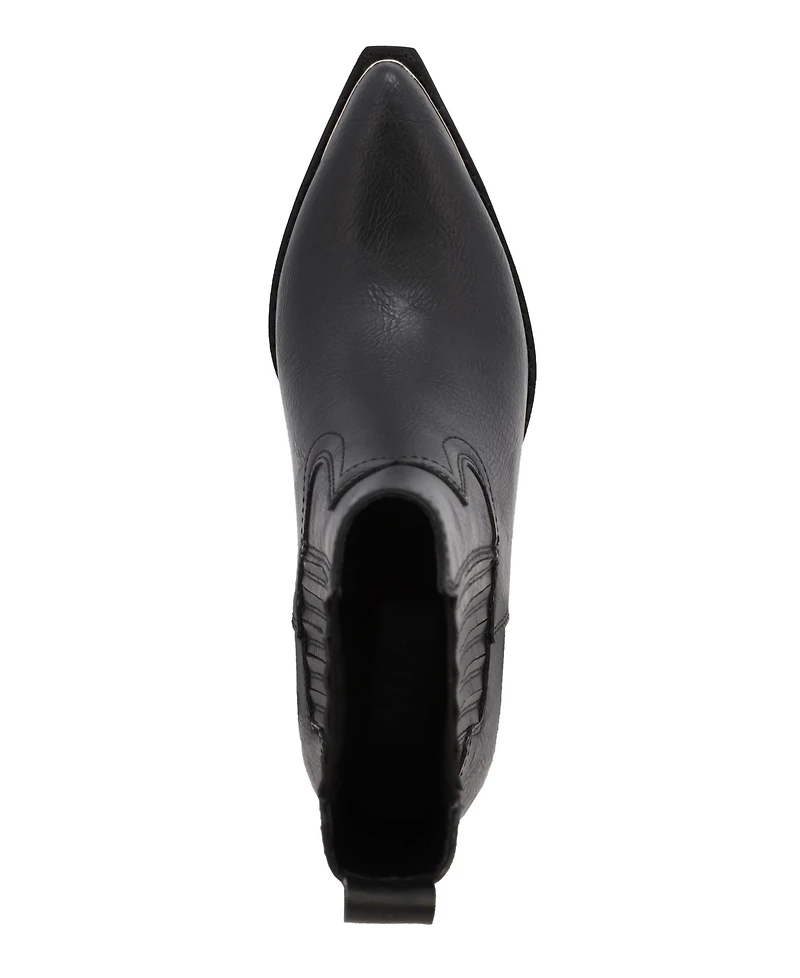 Mia Women's Radly Western Chelsea Pointed Toe Booties