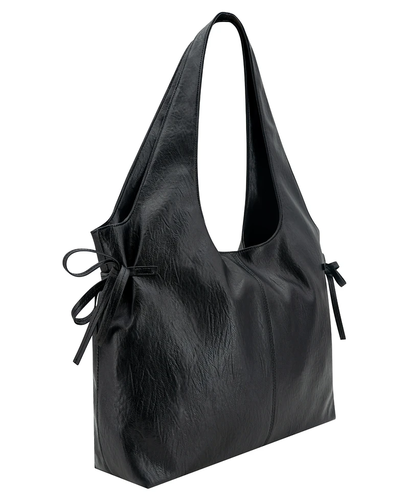 Like Dreams Willow Slouch Bow Large Tote Handbag